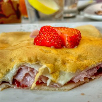 407 Cafe - delicious Ham and Cheese Crepe - Cafes Near Me - Orlando, Florida