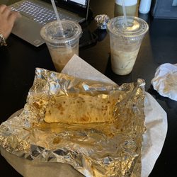 Dough Boy's Cafe - chai latte, chile verde burrito