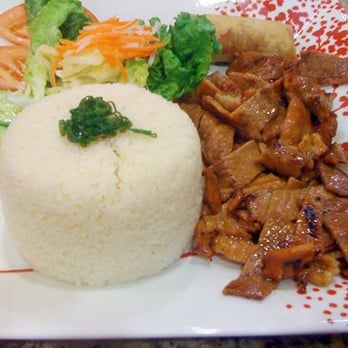 Pho Ha - BBQ Pork w/ Broken Rice, Eggroll - Vietnamese Near Me - Brea, California