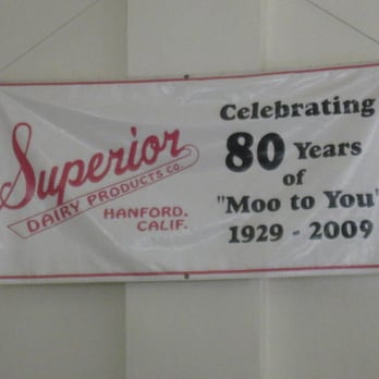 Superior Dairy - This would then indicate 84 years of mooing. - Ice Cream & Frozen Yogurt Near Me - Hanford, California