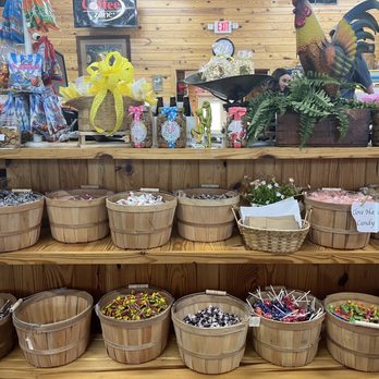 Steven's Country Store & Butcher Shop - baskets of candy - Butcher Near Me - Mooresville, North Carolina Steven's Country Store & Butcher Shop - baskets of candy - Butcher Near Me - Mooresville, North Carolina