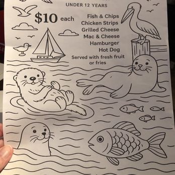 The Dutchie - Kid's menu August 2025 - Seafood Near Me - Morro Bay, California