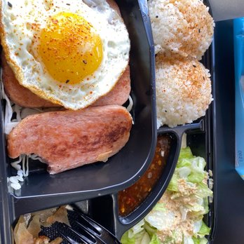 Quickly Asian Fusion Cafe - 9c. Spam and Egg Bento Box - Taiwanese Near Me - D'Iberville, Mississippi