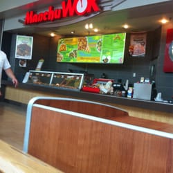 Manchu Wok - Manchu Wok with no customers in line during lunch rush.