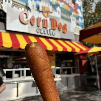 Corn Dog Castle - Hot-Link Corn Dog - Hot Dogs Near Me - Anaheim, California Corn Dog Castle - Hot-Link Corn Dog - Hot Dogs Near Me - Anaheim, California