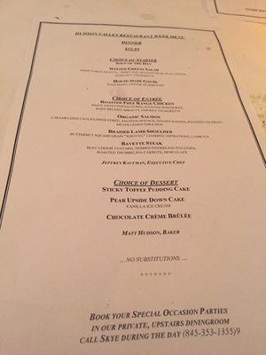Menu photo 8 The Hudson House Nyack, NY