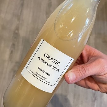 Grassa - Rosemary Sour "Cocktail for 2 To Go" - DoorDash will deliver these as well! - Italian Near Me - Lake Oswego, Oregon Grassa - Rosemary Sour "Cocktail for 2 To Go" - DoorDash will deliver these as well! - Italian Near Me - Lake Oswego, Oregon