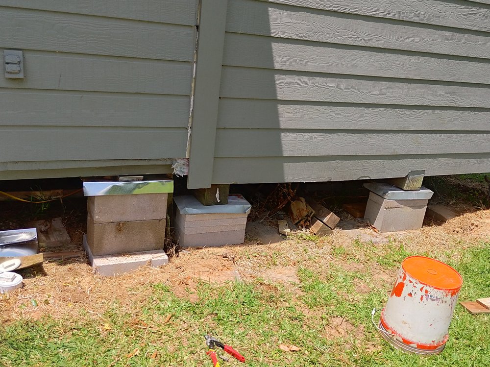 Slide of South Texas House Leveling