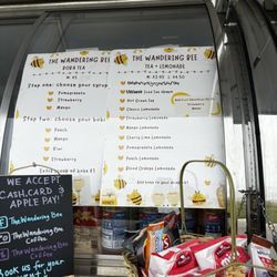 The Wandering Bee - Menu