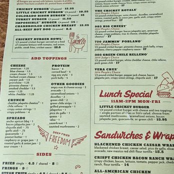 Cherry Cricket - Downtown - Menu 7/2026 - Sports Bars Near Me - Denver, Colorado Cherry Cricket - Downtown - Menu 7/2026 - Sports Bars Near Me - Denver, Colorado