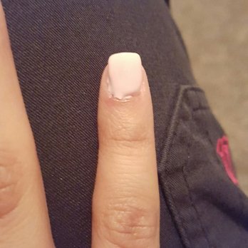 LG Nails & Spa - Doesn't know how to file down acrylic it was a man nail technician - Nail Salons Near Me - Katy, Texas