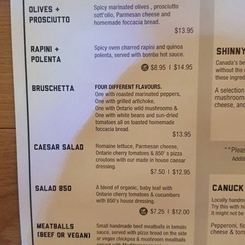850 Degrees Pizzeria - Pizza Near Me - Etobicoke, Ontario