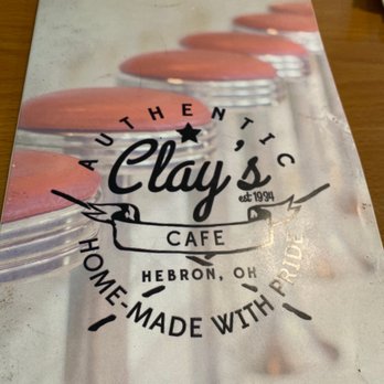 Clay's Cafe & Catering - Menu cover - Pizza Near Me - Hebron, Ohio Clay's Cafe & Catering - Menu cover - Pizza Near Me - Hebron, Ohio
