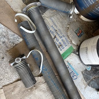 Garage Gurus - Old springs removed by Garage Guru, 7/6/2026. - Garage Door Services Near Me