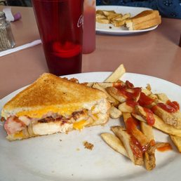 a sandwich and fries a sandwich and fries