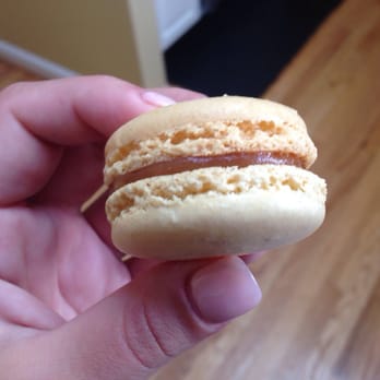 Olivia Macaron - Salted carmel LOOKS normal until ... - Macarons Near Me - Washington, DC, District of Columbia