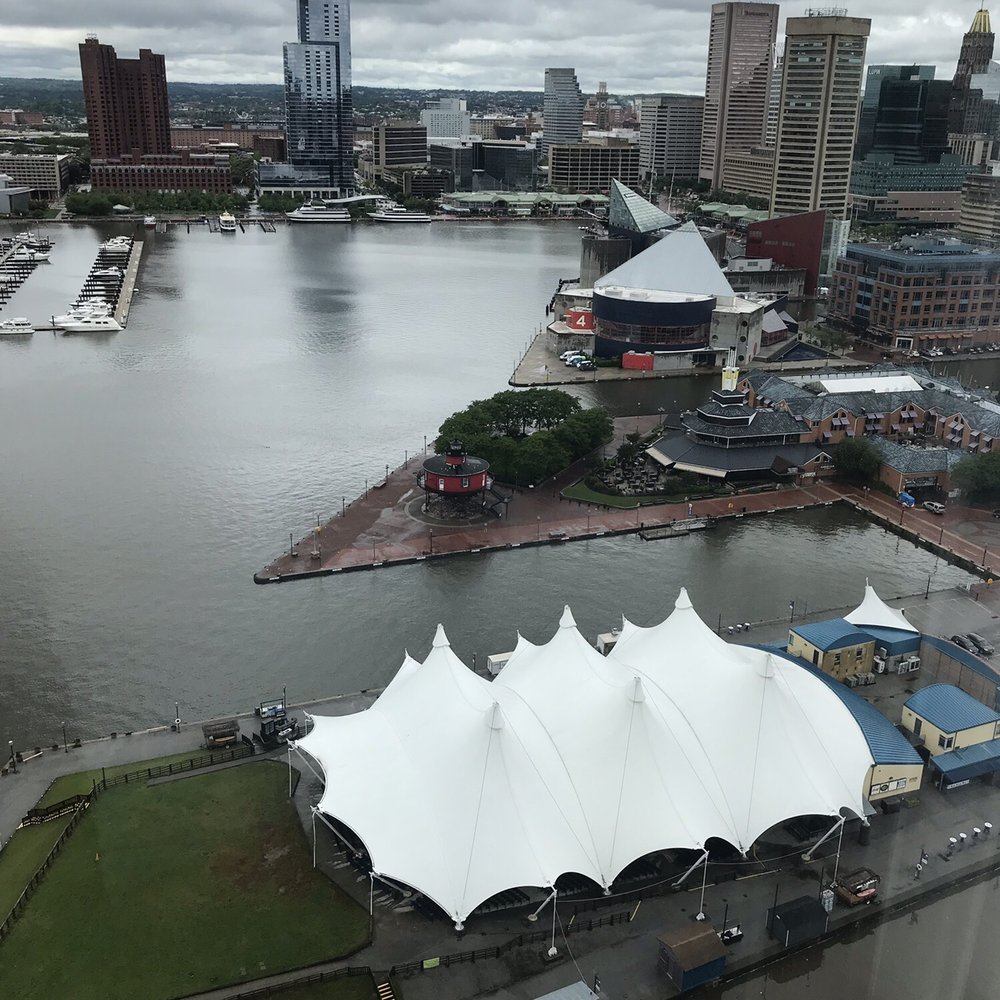 Baltimore Marriott Waterfront - View 28th floor - Hotels Near Me - Baltimore, Maryland Baltimore Marriott Waterfront - View 28th floor - Hotels Near Me - Baltimore, Maryland