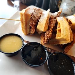 Chicken & Waffle Benedict