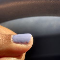 Nail work I left with.