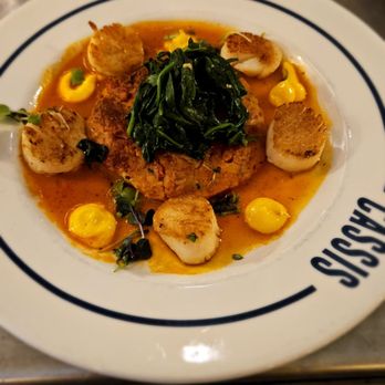 Cassis St. Pete - Sea scallops with potato hash at Cassis - New American Near Me - St Petersburg, Florida Cassis St. Pete - Sea scallops with potato hash at Cassis - New American Near Me - St Petersburg, Florida