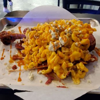 Stuff My Turkey - The Chunk--Mac and cheese stuffed in a turkey leg - Chicken Wings Near Me - Las Vegas, Nevada