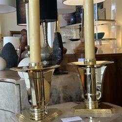 Swag Palm Springs - Brass candelabras