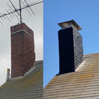 HVAC Miracles - Before/After of chimney repair & waterproofing - Heating & Air Conditioning/HVAC Near Me HVAC Miracles - Before/After of chimney repair & waterproofing - Heating & Air Conditioning/HVAC Near Me