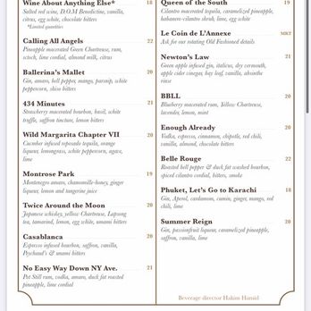 L’Annexe - Menu - Cocktail Bars Near Me - Washington, DC, District of Columbia L’Annexe - Menu - Cocktail Bars Near Me - Washington, DC, District of Columbia