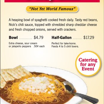 Nick's Chili Parlor - Circa 4/2019 - Fast Food Near Me - Indianapolis, Indiana