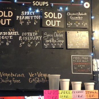 Revolutionary Soup - Soup sells out fast. - New American Near Me - Charlottesville, Virginia
