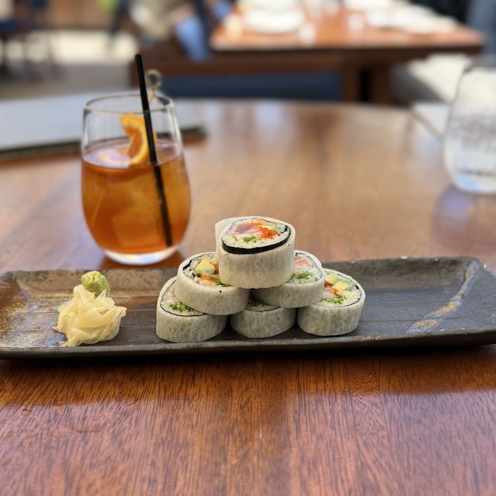 Nobu Del Coronado - House Special - basically a rainbow roll turned inside out. - Japanese Near Me - Coronado, California Nobu Del Coronado - House Special - basically a rainbow roll turned inside out. - Japanese Near Me - Coronado, California