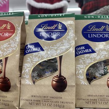CVS Pharmacy - Non-Dairy Oatmilk Lindor chocolates. Cool item! Wonder if they taste the same as the traditional ones. - Drugstores Near Me - Beverly Hills, California