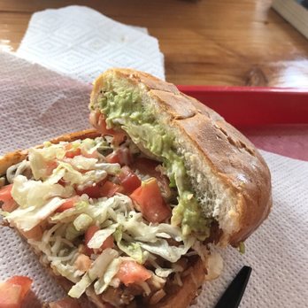 Tacos Oasis - Half of torta cubana! Yummy - Food Stands Near Me - Everman, Texas