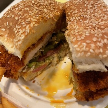 Accomplice - Spicy fried chicken sandwich. Oozing chilli oil yummy - Sandwiches Near Me - Bellingham, Washington Accomplice - Spicy fried chicken sandwich. Oozing chilli oil yummy - Sandwiches Near Me - Bellingham, Washington