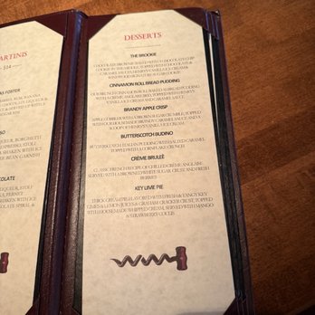 Winewood - Dessert menu - New American Near Me - Grapevine, Texas