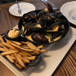Sawmill Bar & Table - PEI Mussels with Mustard Creme Sauce