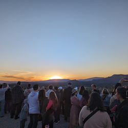 Sedona Airport - Sunset crowd