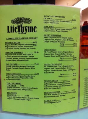 Menu photo 3 LifeThyme New York, NY Menu photo 3 LifeThyme New York, NY