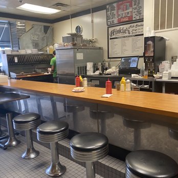 Hinkle's Sandwich Shop - Just a few diner seats unavailable so plan for carry out - Burgers Near Me - Madison, Indiana