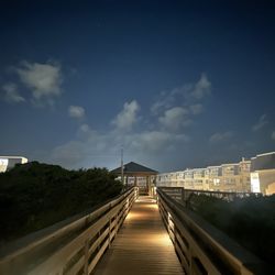 A Place At The Beach III - Bridge back to our unit with a gazebo in the middle