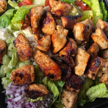 The Original Tops - Greek salad with added chicken. Comes with pita bread. - Burgers Near Me - Pasadena, California The Original Tops - Greek salad with added chicken. Comes with pita bread. - Burgers Near Me - Pasadena, California