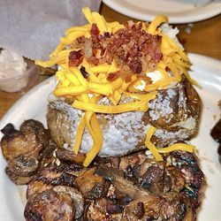 Texas Roadhouse - Baked Potato & steak