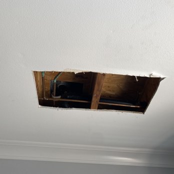 Perfect Patch Drywall - After pipe repair. - Drywall Installation & Repair Near Me - Irvine, California