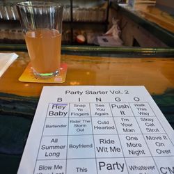Music bingo is fun!