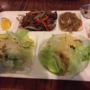 Sam Won Garden Restaurant - Double Salad w/Chicken. Forgot the meal included Korean noodles. - Korean Near Me - Jacksonville, Florida Sam Won Garden Restaurant - Double Salad w/Chicken. Forgot the meal included Korean noodles. - Korean Near Me - Jacksonville, Florida