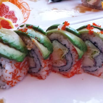 Kamrai - This is the American dream roll with a tempura jumbo shrimp after I decimated half of it......simply lite and delicious - Sushi Bars Near Me - Lemont, Pennsylvania Kamrai - This is the American dream roll with a tempura jumbo shrimp after I decimated half of it......simply lite and delicious - Sushi Bars Near Me - Lemont, Pennsylvania