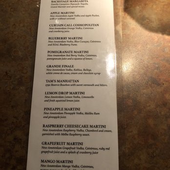 Tam's Backstage - Martini menu - New American Near Me - Cumming, Georgia Tam's Backstage - Martini menu - New American Near Me - Cumming, Georgia
