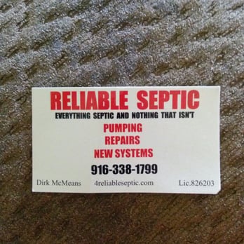 Reliable Septic - Septic Services Near Me