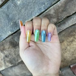 Rose Nail - Jelly color look so pretty