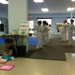 Montgomery Karate & Kickboxing - Lesson in Progress.
